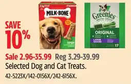 Canadian Tire Selected Dog and Cat Treats offer