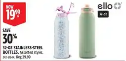 Canadian Tire 32-OZ STAINLESS-STEEL BOTTLES offer