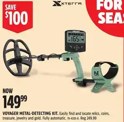 Canadian Tire XTERRA VOYAGER METAL-DETECTING KIT offer