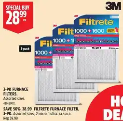 Canadian Tire FILTRETE FURNACE FILTER offer