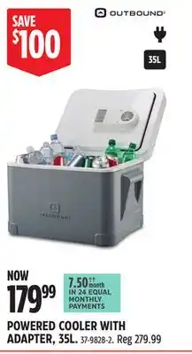 Canadian Tire POWERED COOLER WITH ADAPTER offer