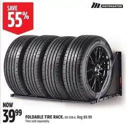 Canadian Tire FOLDABLE TIRE RACK offer