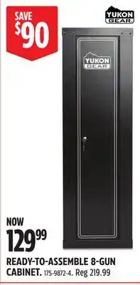 Canadian Tire YUKON GEAR READY-TO-ASSEMBLE 8-GUN CABINET offer