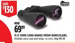 Canadian Tire 15 X 70MM LONG-RANGE PRISM BINOCULARS offer