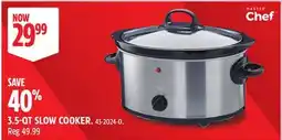 Canadian Tire 3.5-QT SLOW COOKER offer