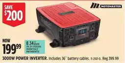 Canadian Tire 3000W POWER INVERTER offer