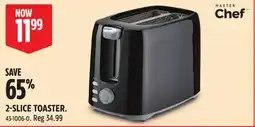 Canadian Tire MASTER Chef 2-SLICE TOASTER offer