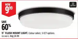Canadian Tire 11 FLUSH MOUNT LIGHT offer