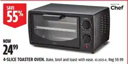 Canadian Tire 4-SLICE TOASTER OVEN offer
