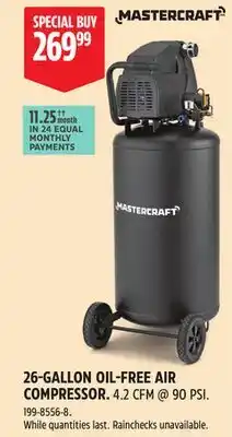 Canadian Tire 26-GALLON OIL-FREE AIR COMPRESSOR offer