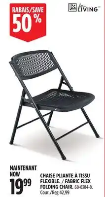 Canadian Tire FABRIC FLEX FOLDING CHAIR offer
