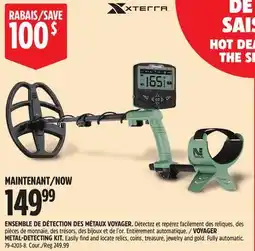 Canadian Tire VOYAGER METAL-DETECTING KIT offer