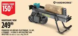 Canadian Tire 4-TON 13⁄4 HP ELECTRIC LOG SPLITTER offer