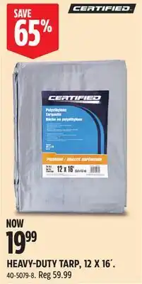 Canadian Tire HEAVY-DUTY TARP, 12 X 16' offer