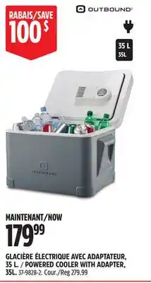 Canadian Tire POWERED COOLER WITH ADAPTER, 35L offer