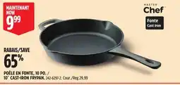 Canadian Tire 10˝ CAST-IRON FRYPAN offer