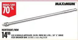Canadian Tire 24˝ 1⁄2˝ DRIVE FLEX BREAKER BAR offer