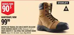 Canadian Tire MEN'S MACHT 8˝ CSA STEEL TOE LEATHER WORK BOOTS. Sizes 7-13 offer