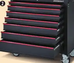 Canadian Tire Mastercraft 36˝ 7-DRAWER CABINET. Up to 1000-lb caster capacity offer