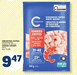 Marché Bonichoix COMPLIMENTS COOKED SHRIMPS offer