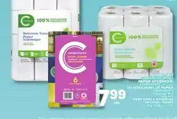 Marché Bonichoix COMPLIMENTS PAPER TOWELS, BATHROOM OR FACIAL TISSUES offer
