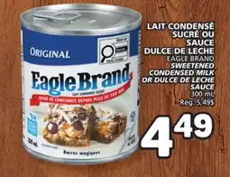 Marché Bonichoix LAIT CONDENSÉ SUCRE OU SAUCE DULCE DE LECHE EAGLE BRAND offer