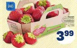 Marché Bonichoix Canada no 1 STRAWBERRIES offer