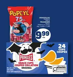 Marché Bonichoix CROUSTILLES PRINGLES (456 g) FRIANDISES REGAL POPEYE (75 unites) offer