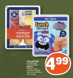 Marché Bonichoix SCHNEIDERS LUNCH MATE SNACK offer