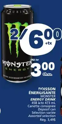 Marché Bonichoix MONSTER ENERGY DRINK offer