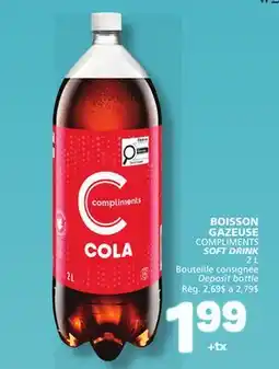 Marché Bonichoix BOISSON GAZEUSE COMPLIMENTS offer