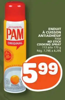 Marché Bonichoix PAM NO STICK COOKING SPRAY offer