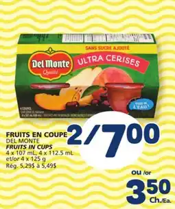 Marché Bonichoix FRUITS IN CUPS offer