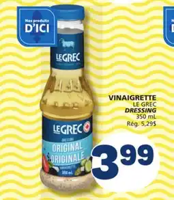 Marché Bonichoix LE GREC DRESSING offer