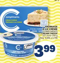 Marché Bonichoix FROMAGE À LA CRÈME COMPLIMENTS offer