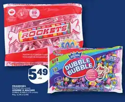 Marché Bonichoix FRIANDISES ROCKETS GOMME A MACHER DUBBLE BUBBLE offer