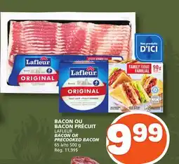 Marché Bonichoix LAFLEUR BACON OR PRECOOKED BACON offer
