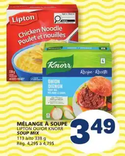 Marché Bonichoix MÉLANGE À SOUPE LIPTON OU KNORR offer