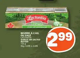 Marché Bonichoix LACTANTIA GARLIC OR SALTED BUTTER offer