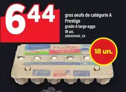Maxi GROS OEUFS DE CATÉGORIE A PRESTIGE | GRADE A LARGE EGGS, 18 UN offer