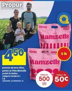 Maxi POMMES DE TERRE RÔTIES, PURÉES OU FRITES MAMZELLS, 5 LB offer