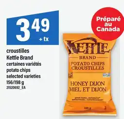 Maxi CROUSTILLES KETTLE BRAND | POTATO CHIPS, 156/198 G offer