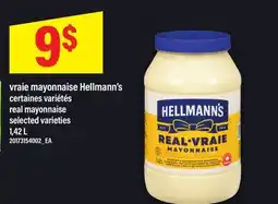 Maxi VRAIE MAYONNAISE HELLMANN'S | REAL MAYONNAISE offer