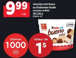Maxi CHOCOLATS MINI BUENO OU D'HALLOWEEN KINDER, 297/330 G offer