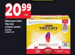 Maxi LITIÈRE POUR CHATS TIDY CATS offer