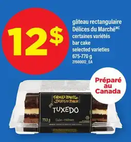 Maxi GÂTEAU RECTANGULAIRE DÉLICES DU MARCHÉ | BAR CAKE offer