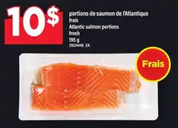 Maxi PORTIONS DE SAUMON DE L'ATLANTIQUE | ATLANTIC SALMON PORTIONS offer