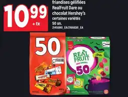 Maxi FRIANDISES GÉLIFIÉES REALFRUIT DARE OU CHOCOLAT HERSHEY'S, 50 UN offer