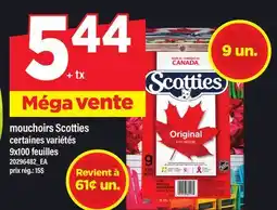 Maxi MOUCHOIRS SCOTTIES, 9X100 FEUILLES offer