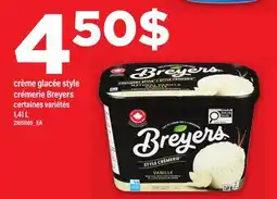Maxi CRÈME GLACÉE STYLE CRÉMERIE BREYERS offer